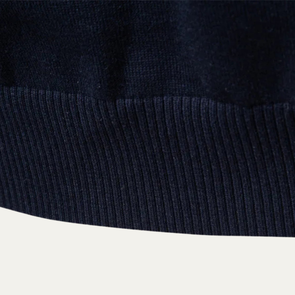 The Mallorca Men's Half Zip Business Casual Knit Sweater