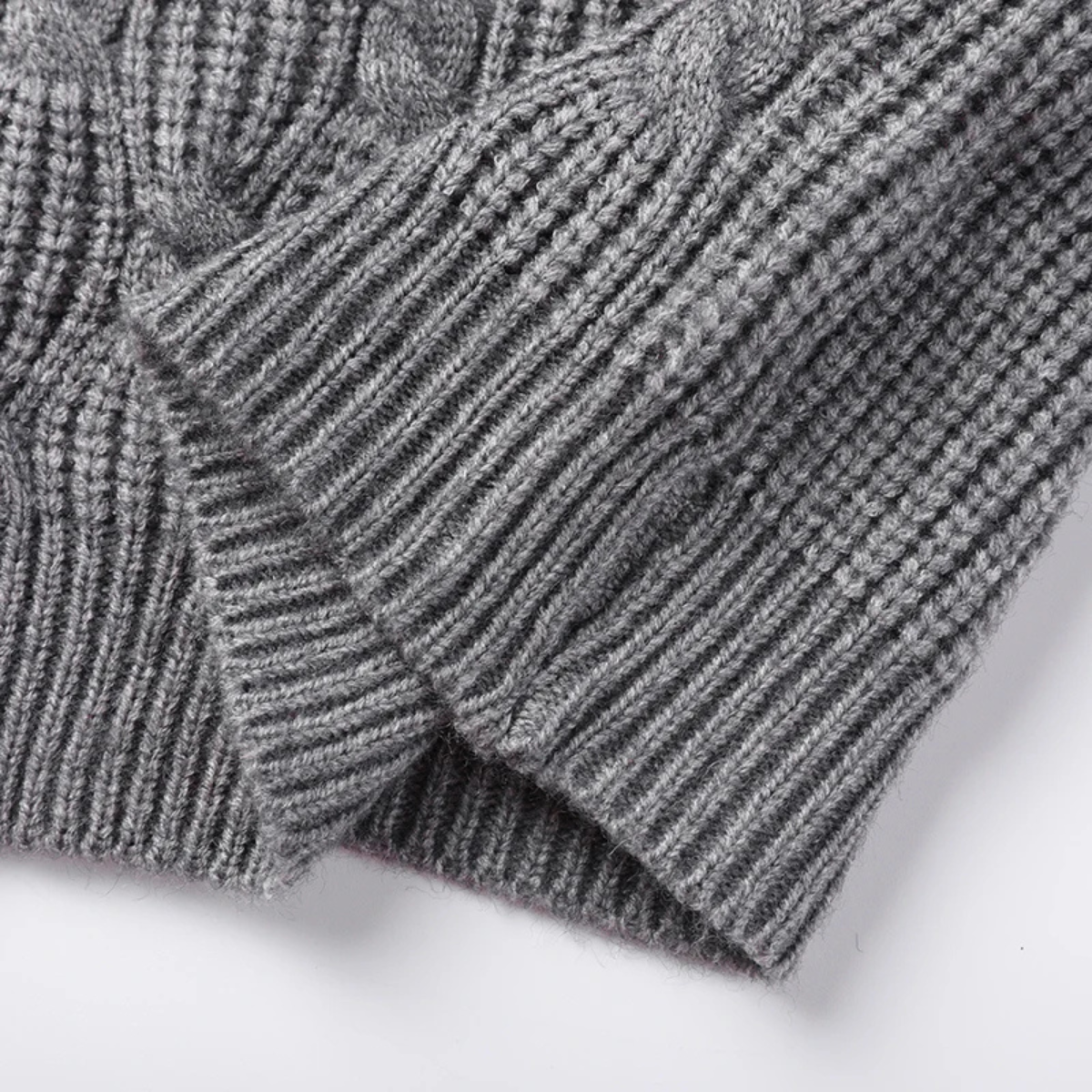 The Alberobello Men’s Warm Textured Knitted V Neck Vest