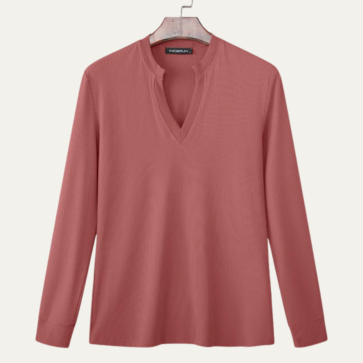 The Lipari Men’s Trendy V Neck Knit Shirt