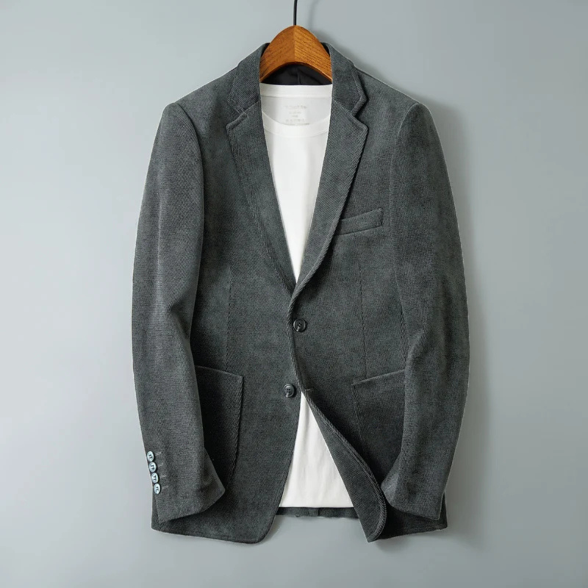 The Timberhill Men’s Thick Fabric Business Slim Fit Blazer