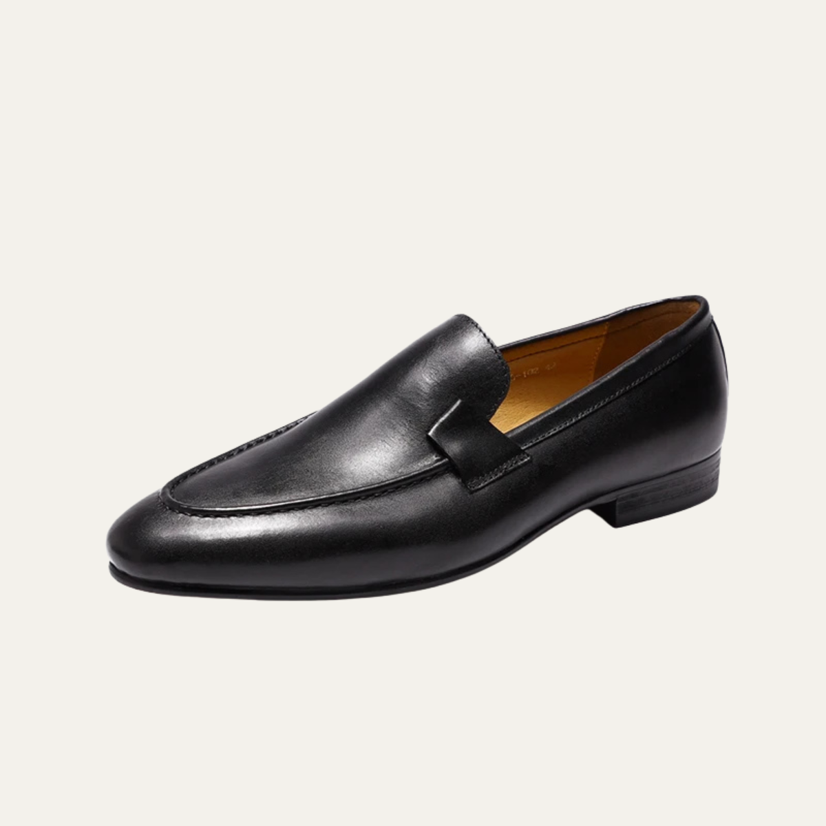 The Redstone Ridge Men's Handmade Business Faux Leather Dress Loafers