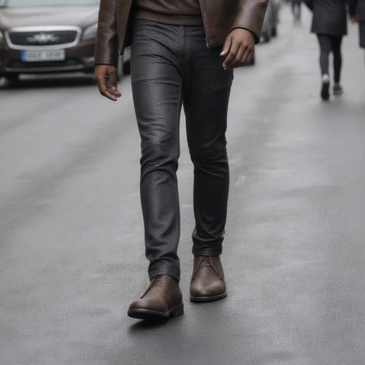 The Wildmere Men’s Vintage Ankle Brown Leather Boots