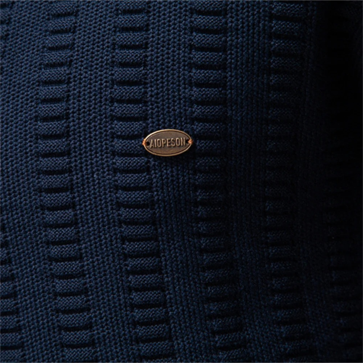 The Cotswold Men’s Half Zip Knit Winter Sweater