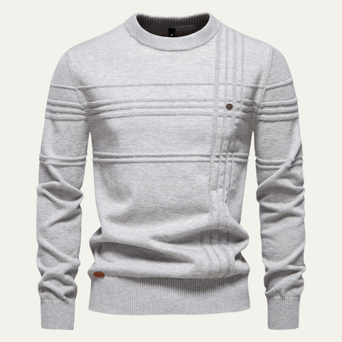 The Brighton Men’s Classic Crew Neck Knit Sweater
