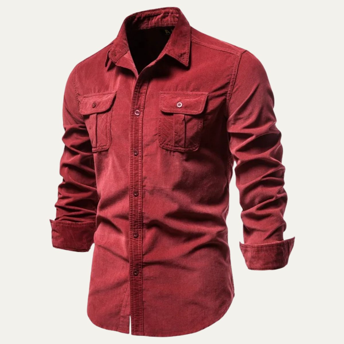 The Castellina Men’s Casual Button Up Corduroy Shirt