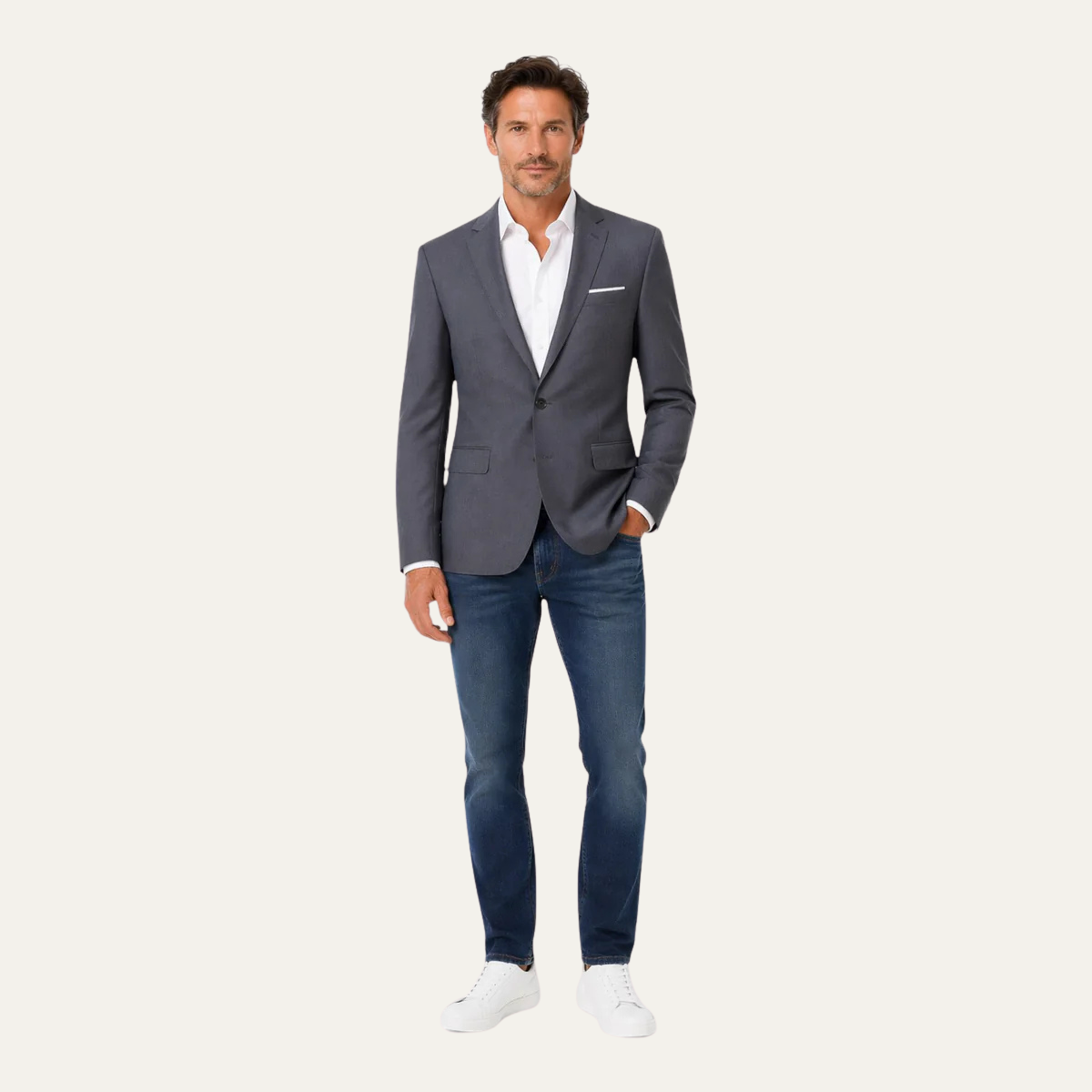 The Hanover Men’s Classic Single Breasted Suit Jacket