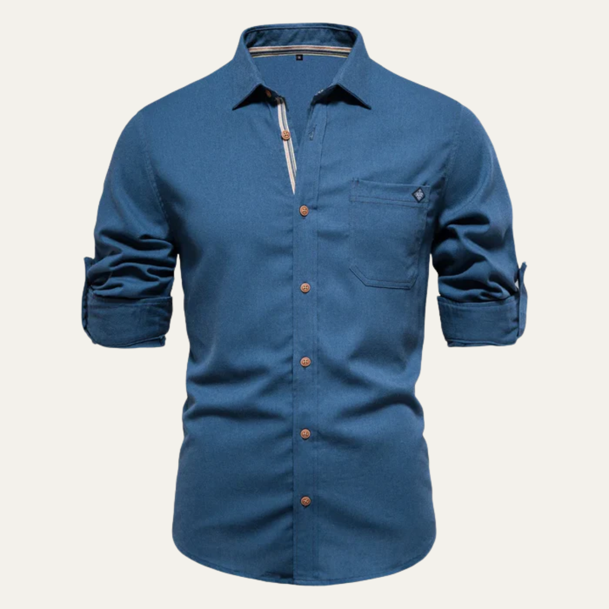 The Glendale Men’s Casual Slim Fit Cotton Button Up Shirt