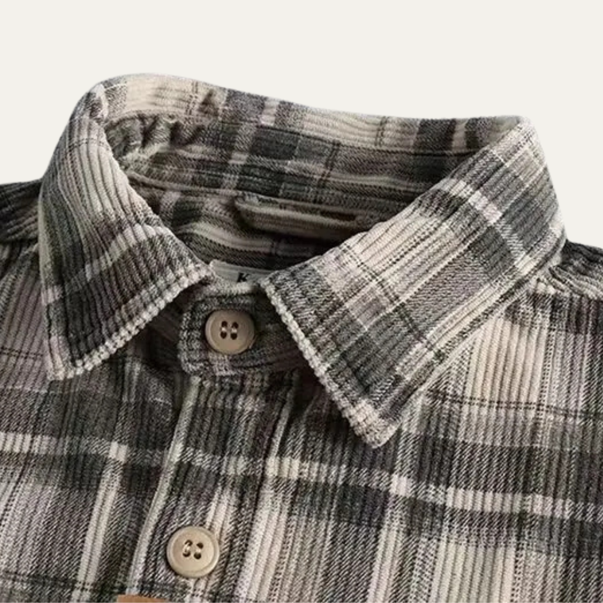 The Forio Men’s Vintage Plaid Flannel Shirt