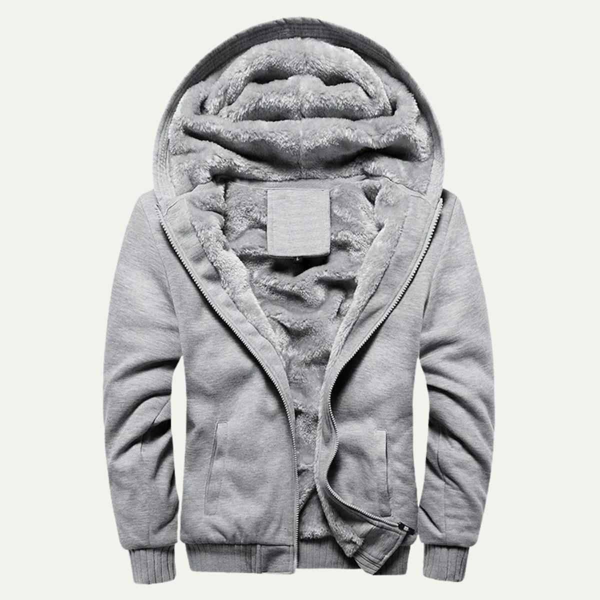 The Taormina Men’s Winter Fleece Line Zip Up Hoodie Jacket
