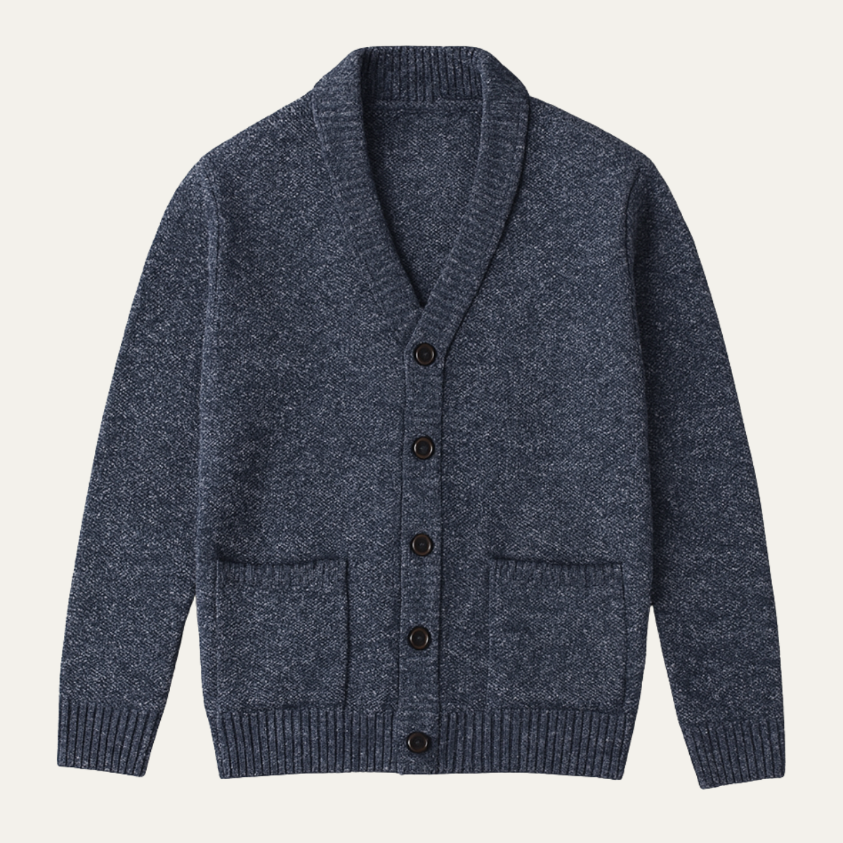 The Peschiera Men’s Knitted Casual V Neck Cardigan