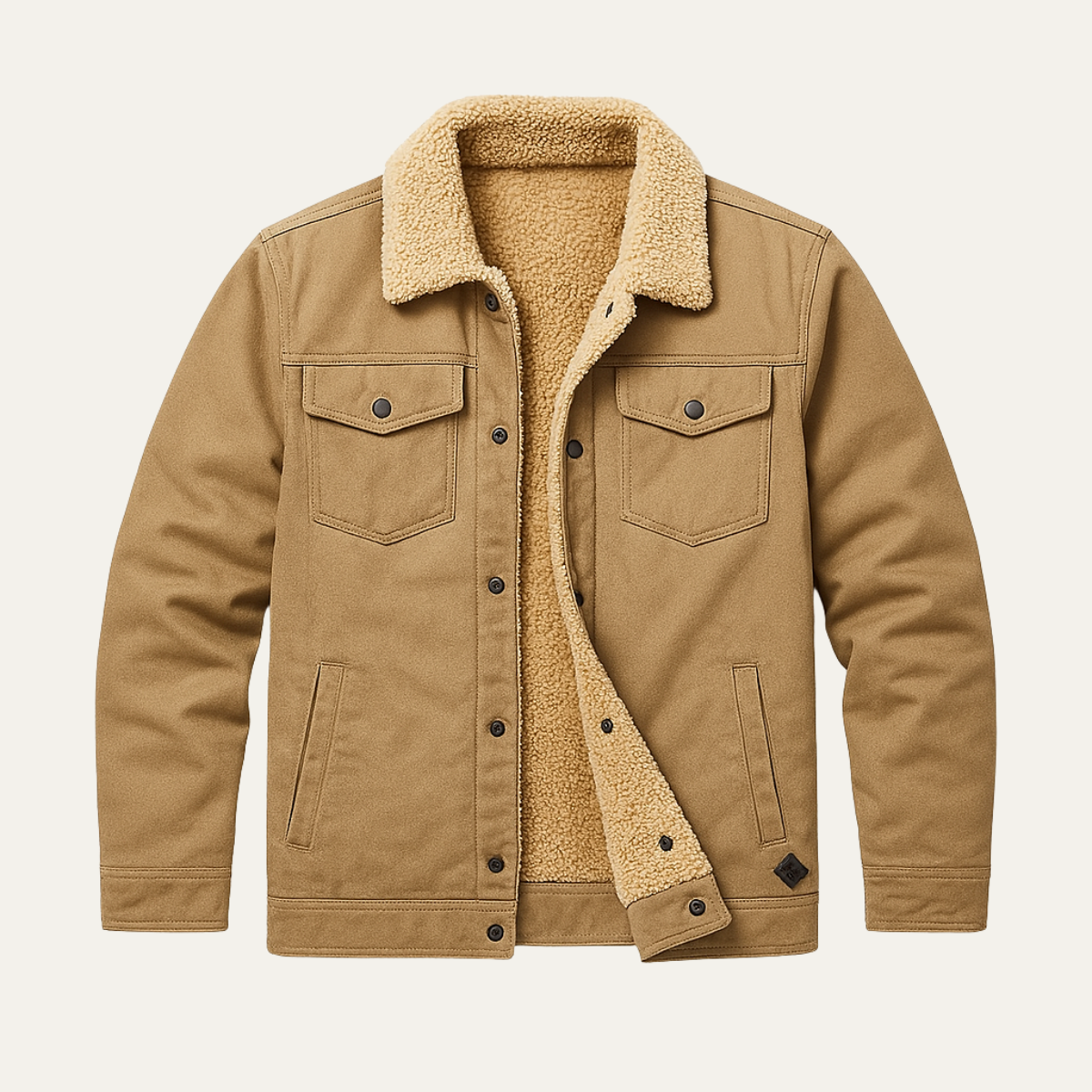 The Vancouver Men's Fleece Lined Outdoor Jacket - Modern & Warm