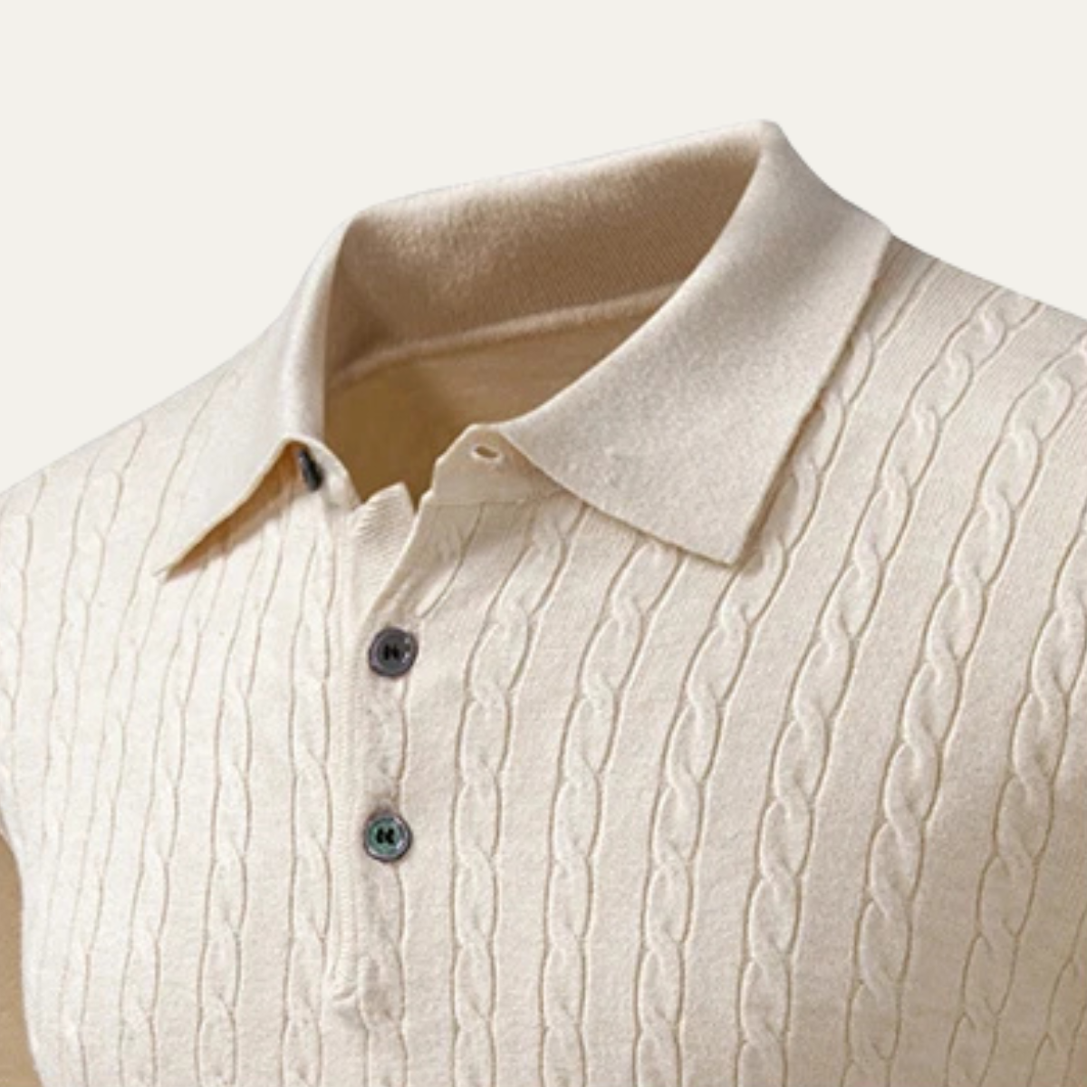 The Soverato Men’s Soft Cotton Casual Knit Polo Sweater