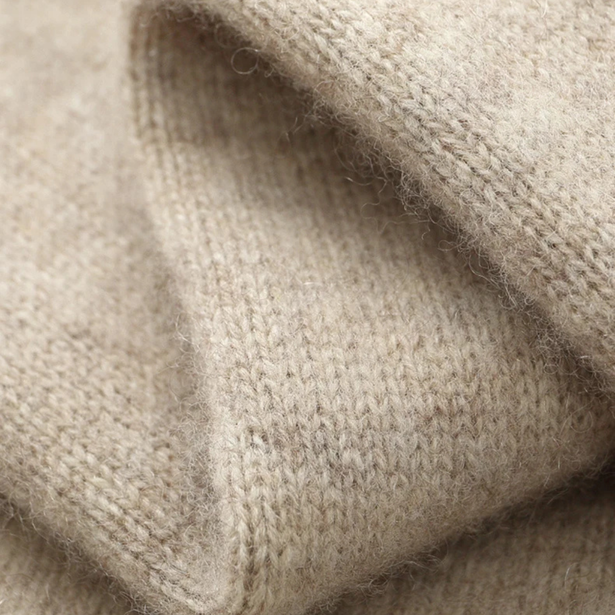 The Maplecrest Men's Merino Mock Neck Cashmere Zip Up Cardigan