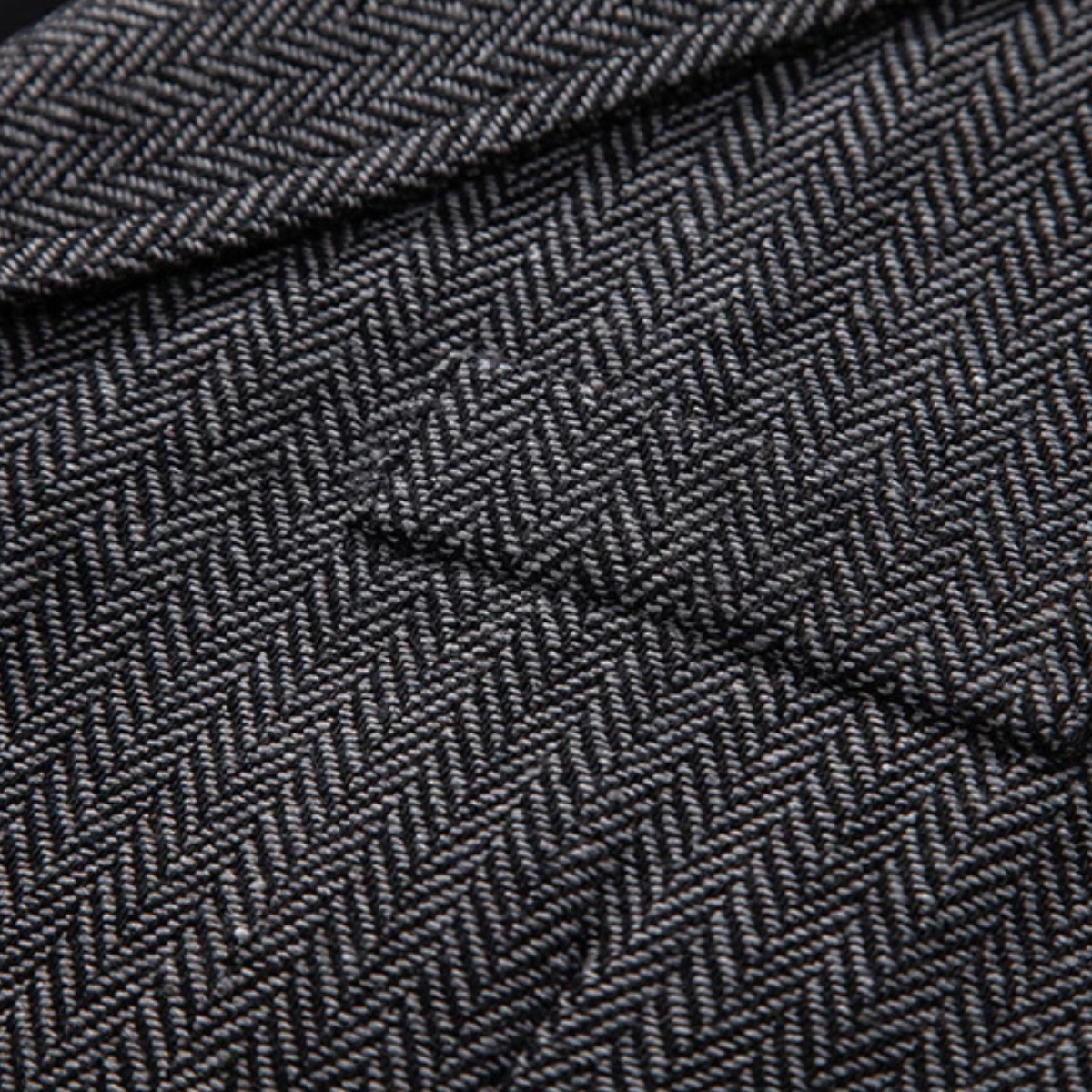 The Braga Men’s Tweed Pocket Suit Vest with Chain