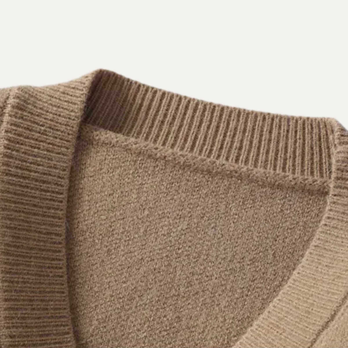 The Brexton Men’s Knitted Cardigan – Casual V Neck Button Down