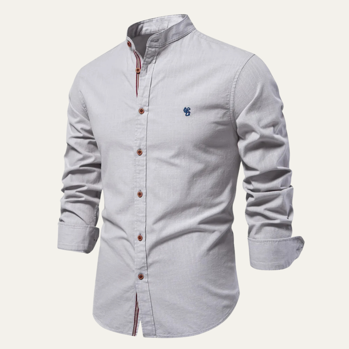 The Pisa Marina Men’s Casual Cotton Linen Business Shirt