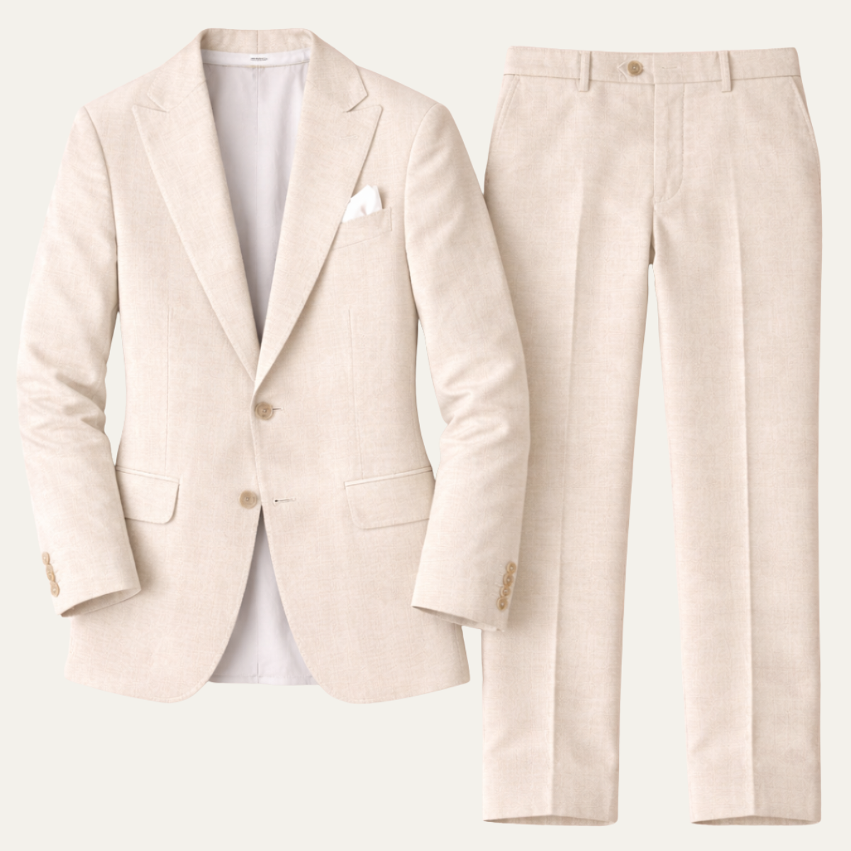 The Montreux Men’s Timeless Linen Suit Set – Blazer & Pants