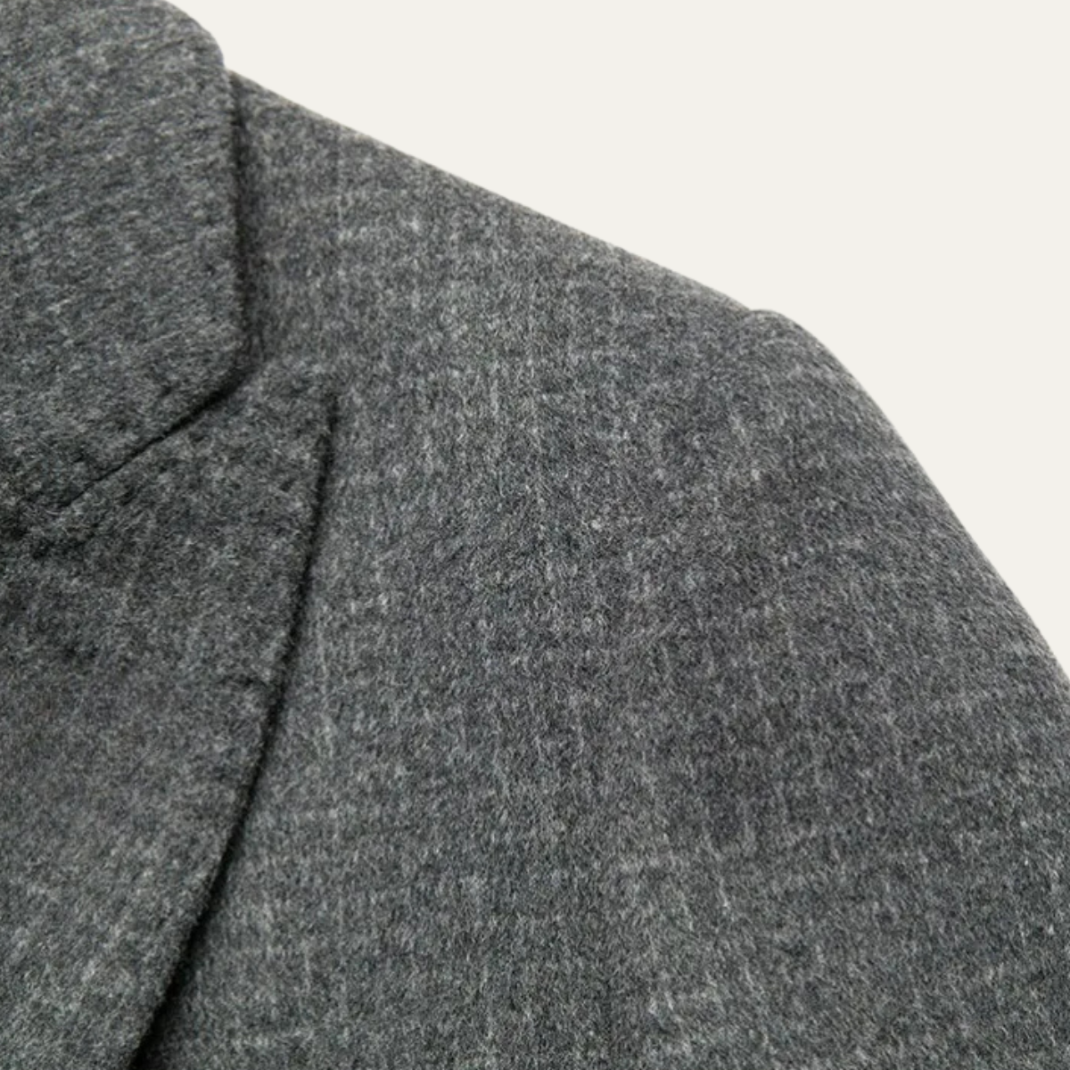 The La Villa Men’s Classic Double Faced Wool Coat