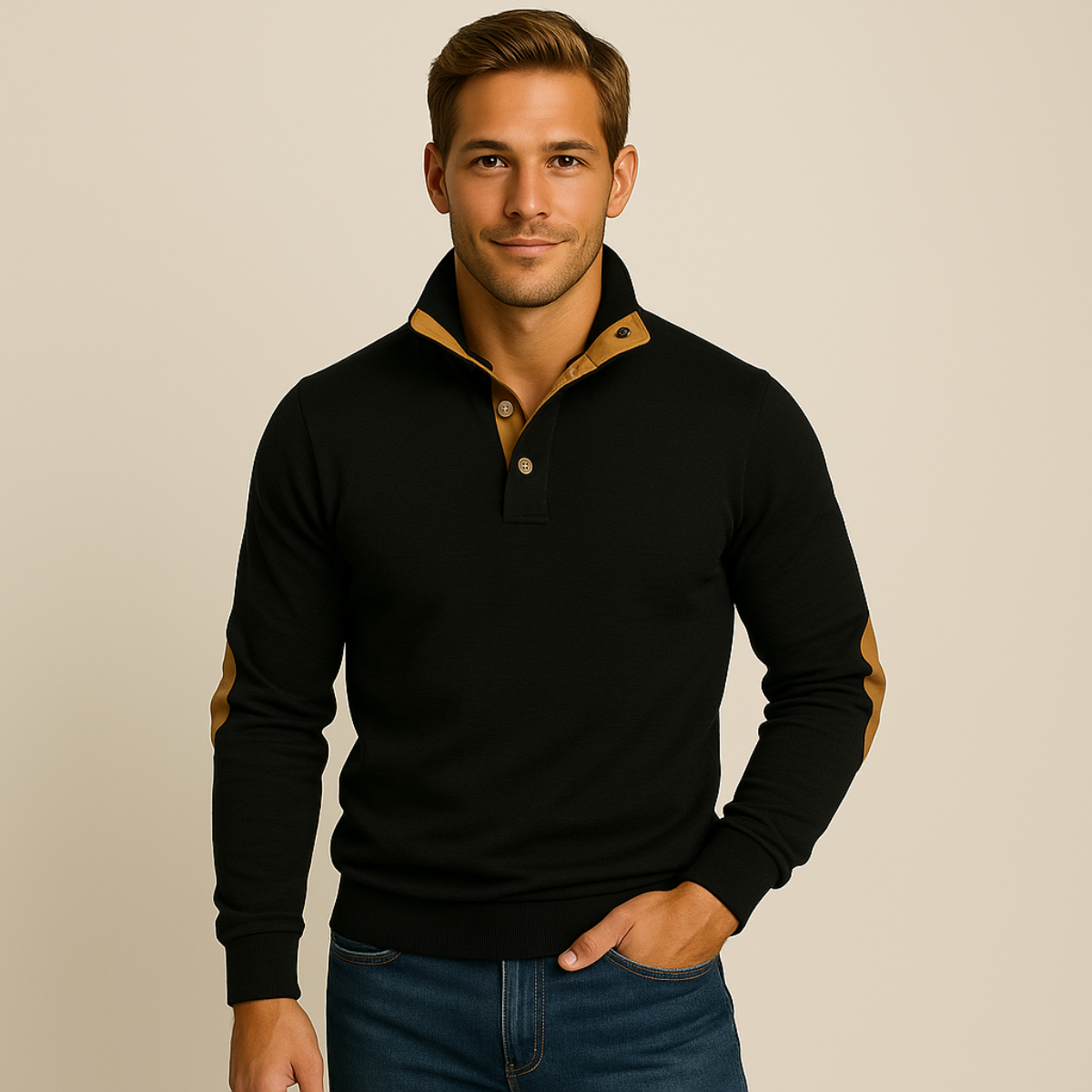 The Oxford Quarter Zip Sweater