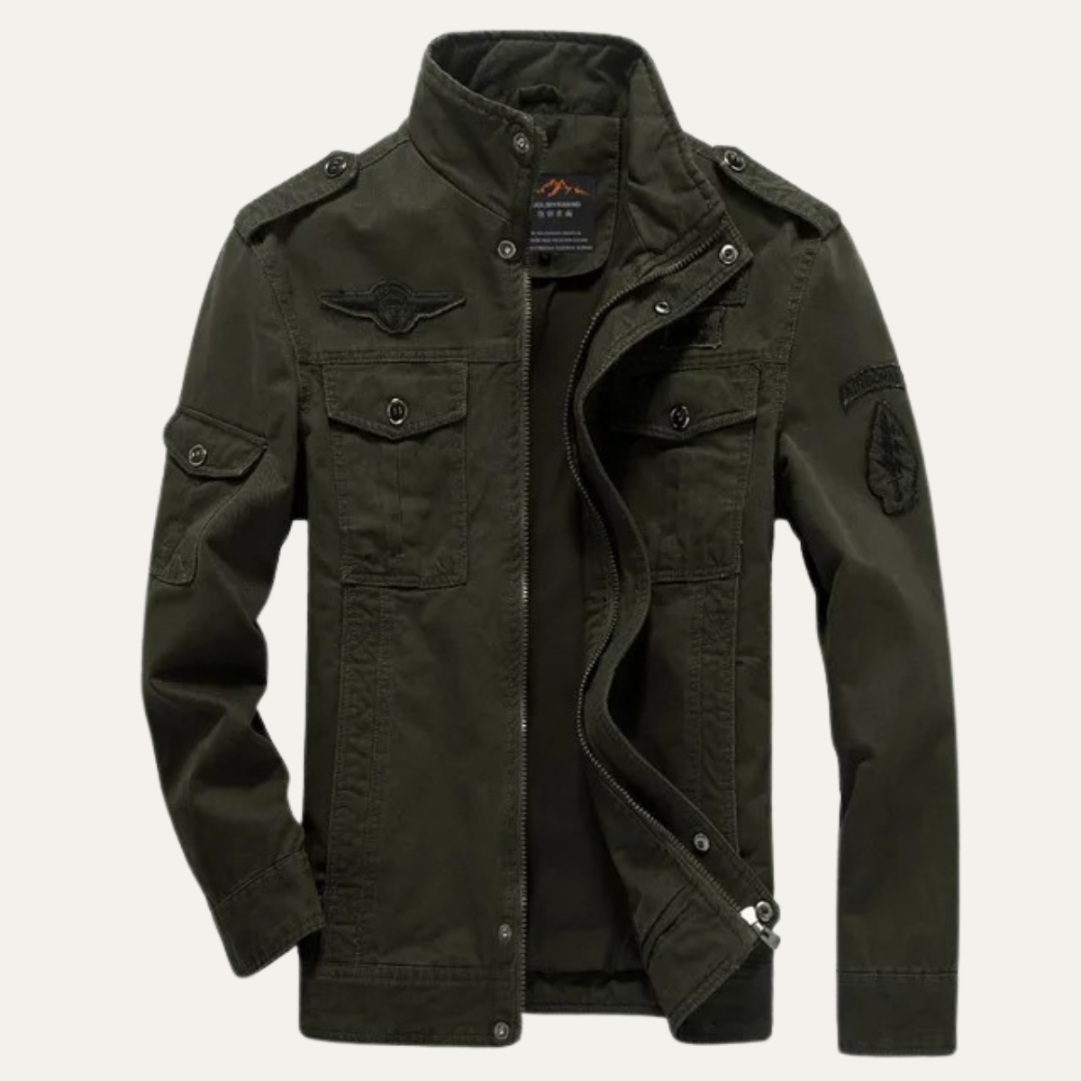 The Aberdeen Men’s Trendy Cargo Cotton Jacket with Pockets