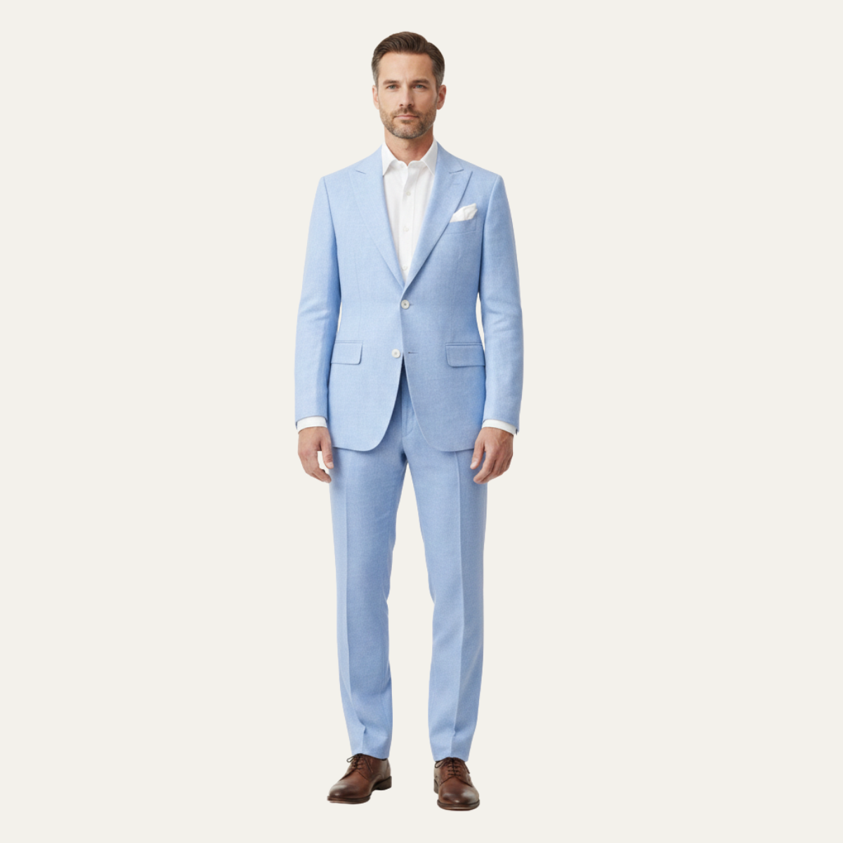 The Lugano Men’s Elegant Linen Suit Set – Blazer & Pants