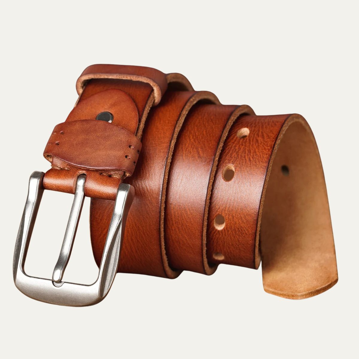 The Farnham Belt – Classic Cowhide Leather, Hand-Finished