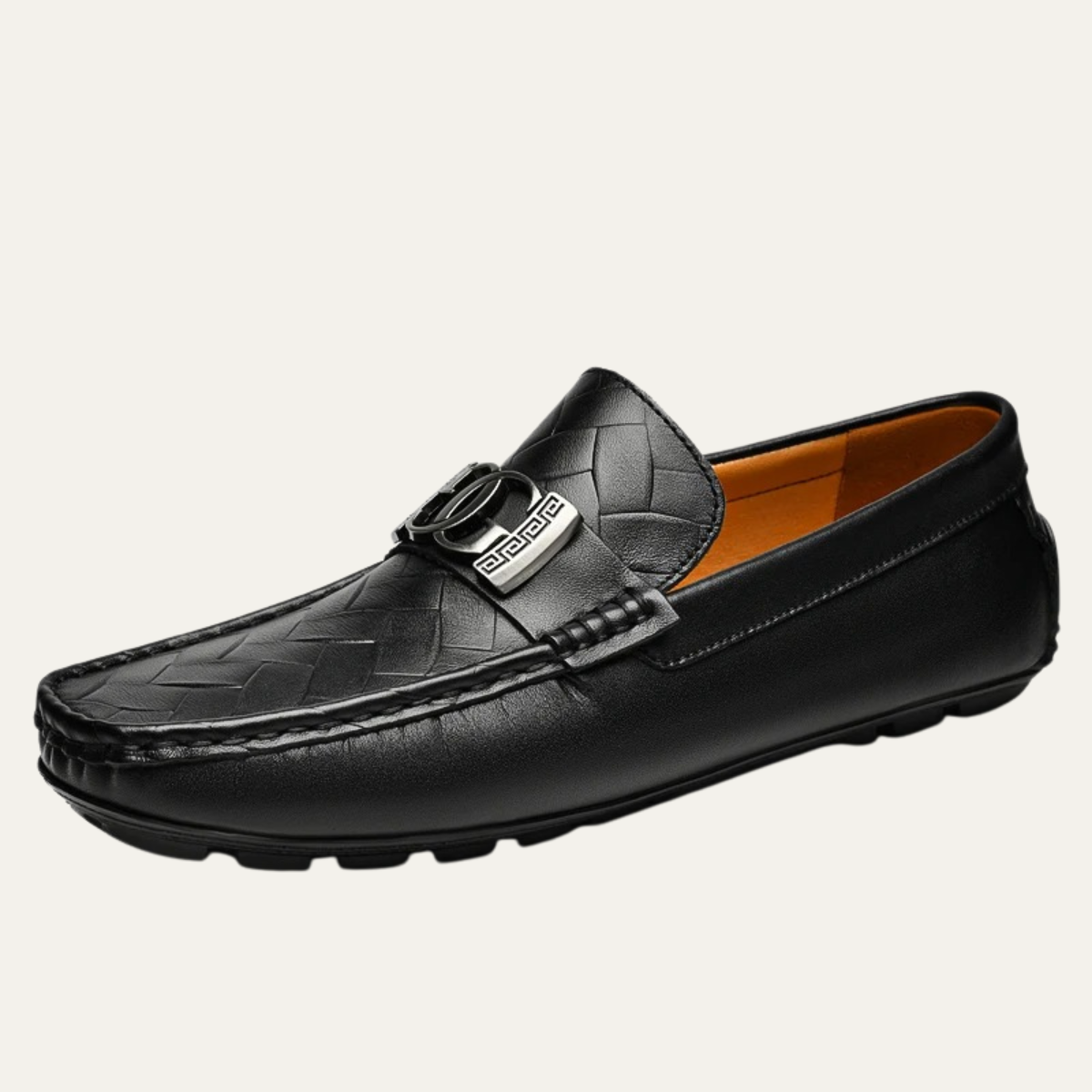 The Oakfield Ridge Men’s Top Grain Faux Leather Slip On Loafers
