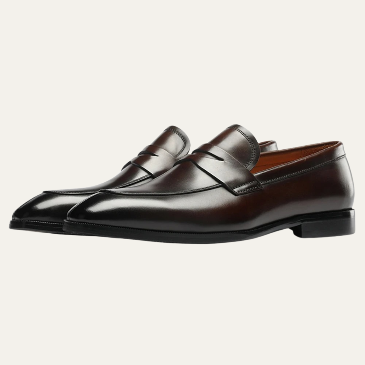 The Fairwood Ridge Men’s Calf Faux Leather Slip On Dress Loafers