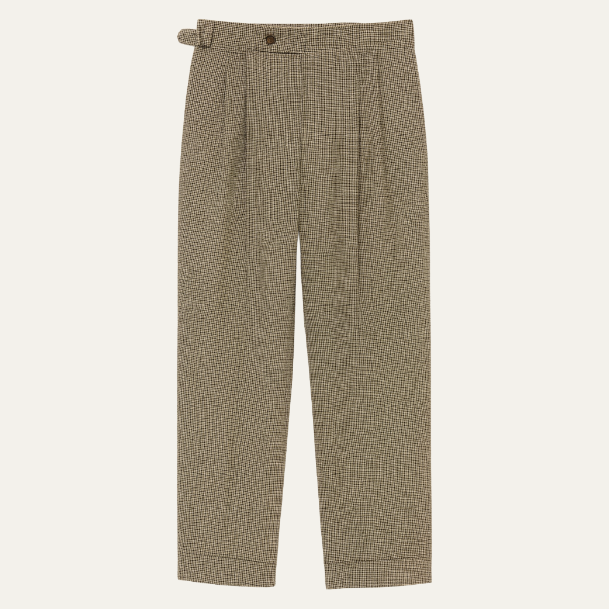 The Barossa Men’s High Waisted Houndstooth Vintage Dress Pants