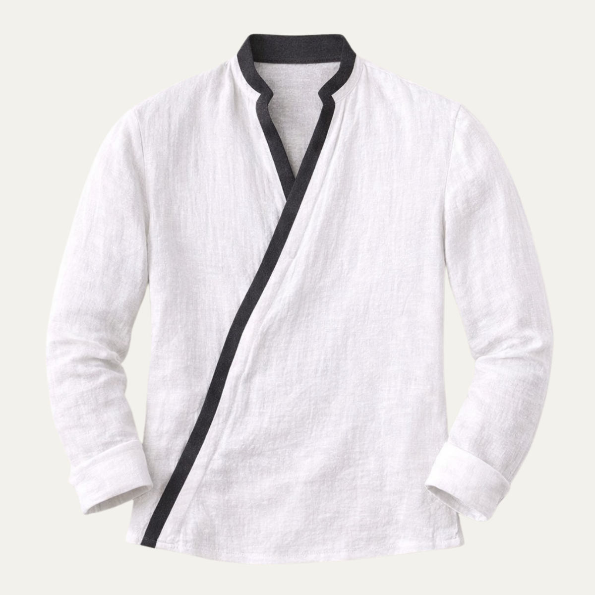 The Toulouse Men’s Lightweight V Neck Buttonless Shirt