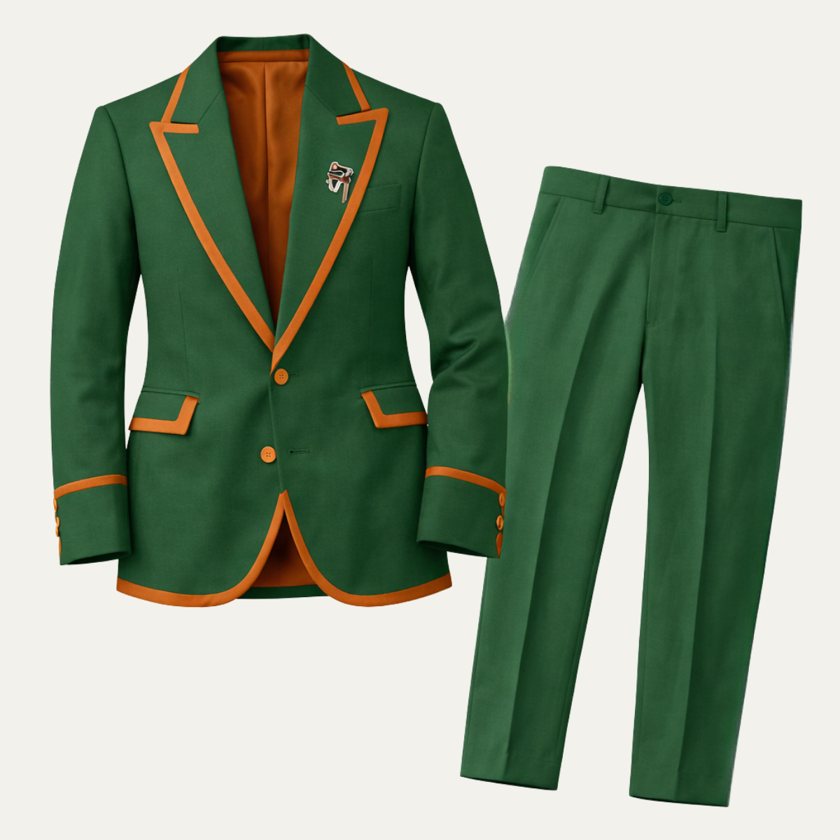 The Millstone Men’s Elegant Tailored Two Piece Tuxedo Suit