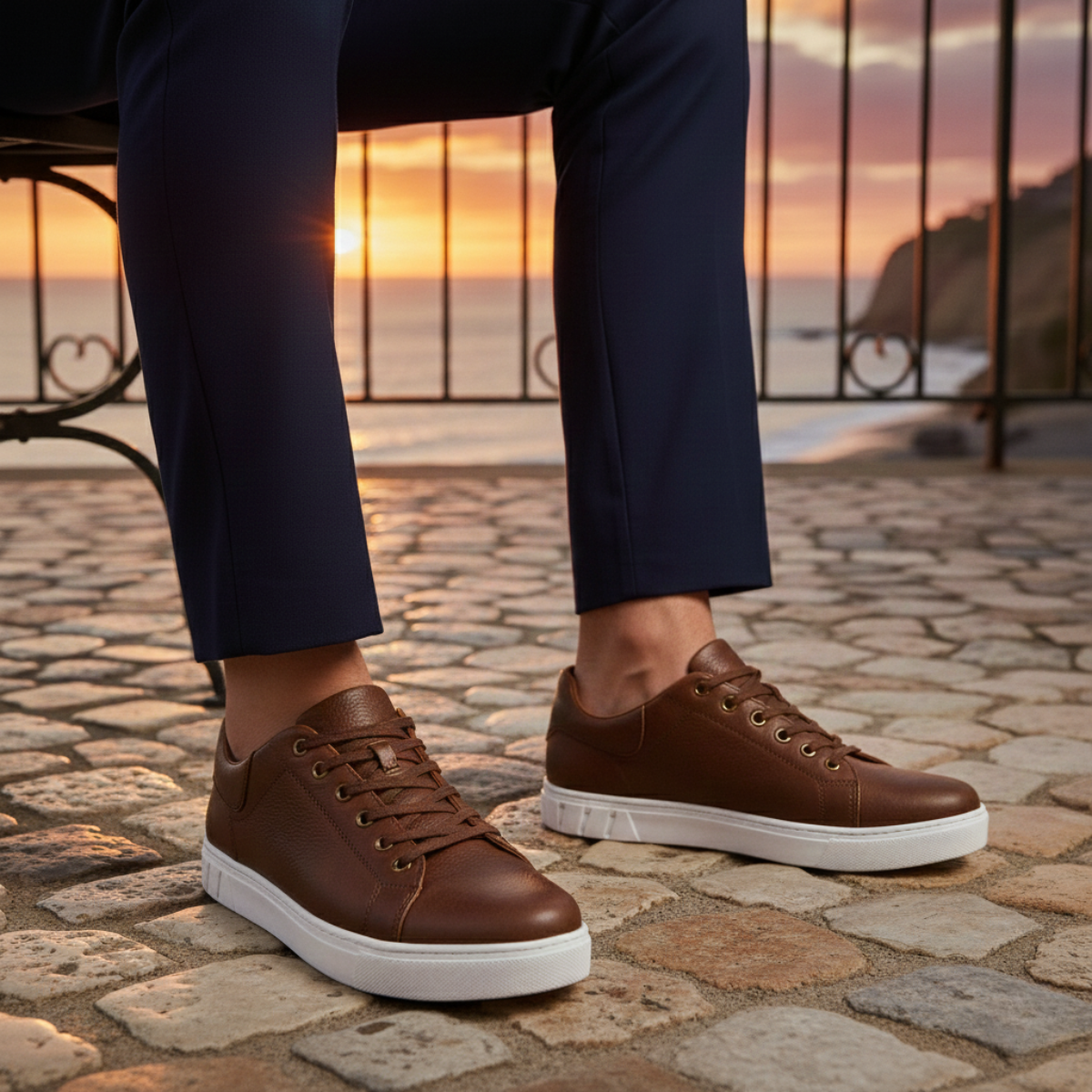 The Murano Men’s Classic Business Casual Low Top Shoes