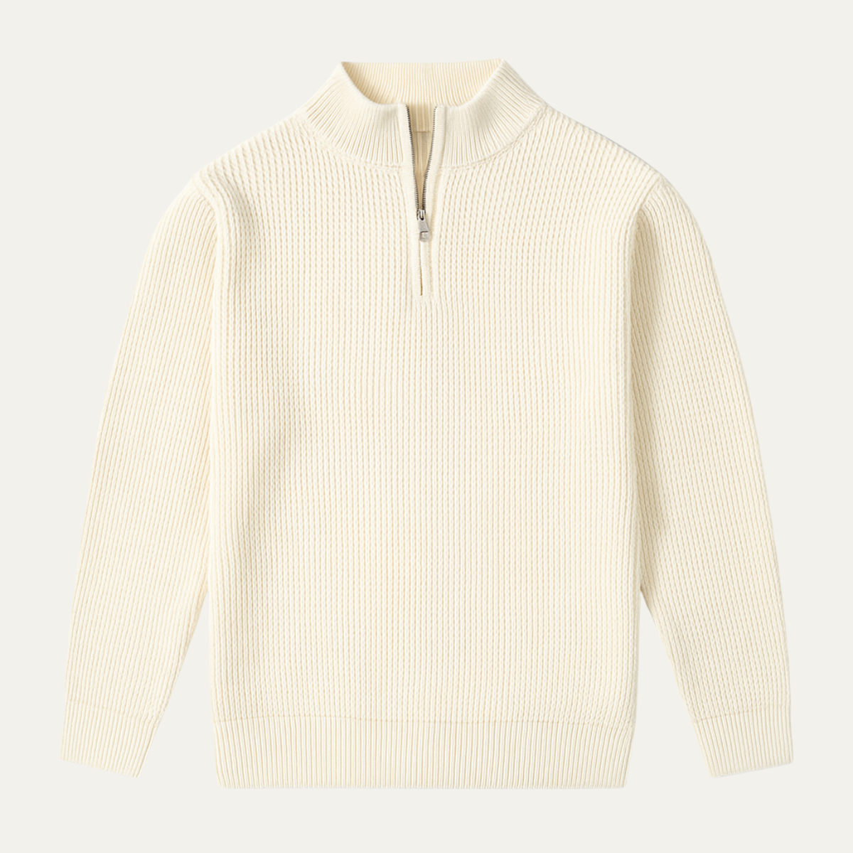 The Willowdale Men’s Half Zip Stand Collar Soft Knit Sweater