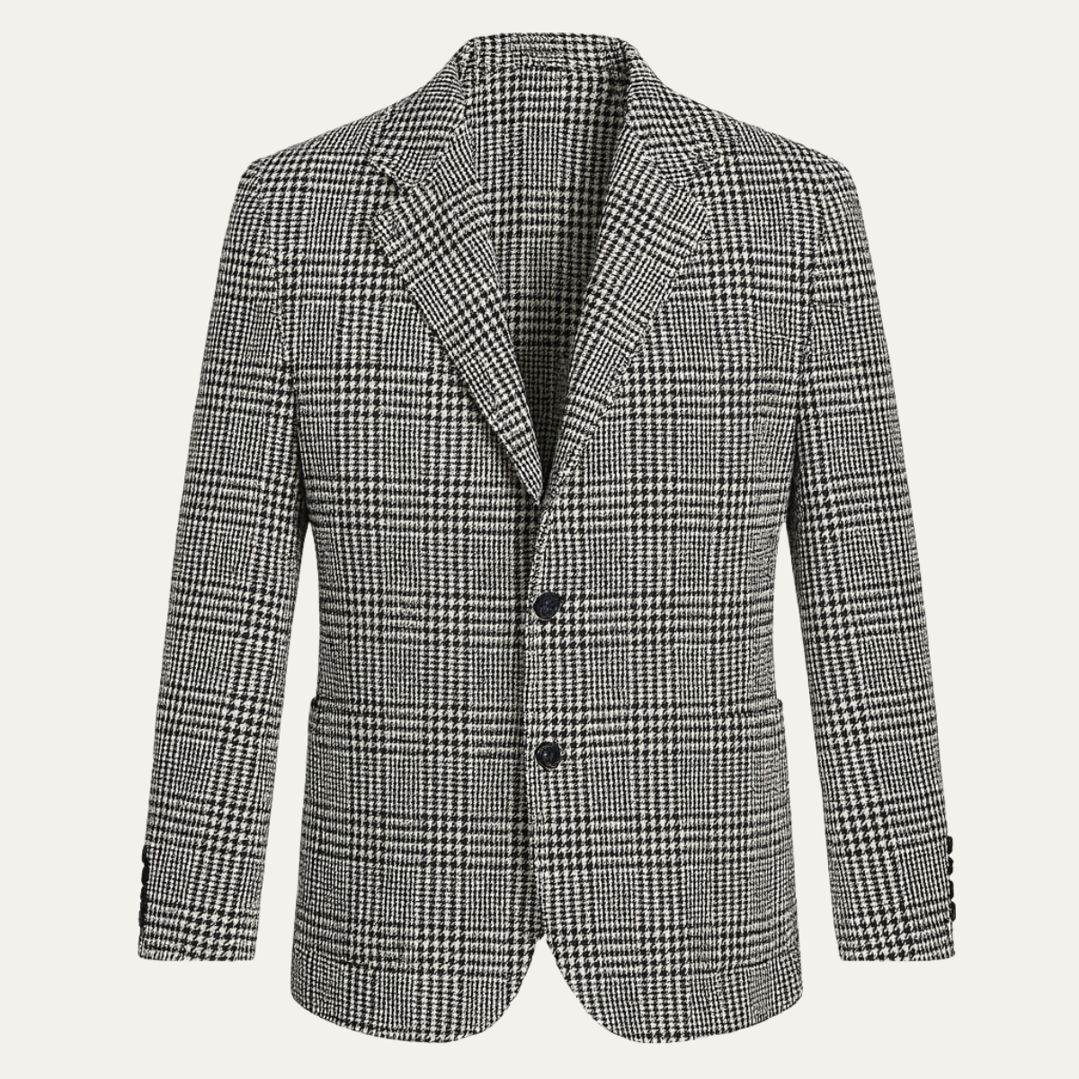 The Belgravia Men’s Houndstooth Classic Slim Fit Checked Blazer