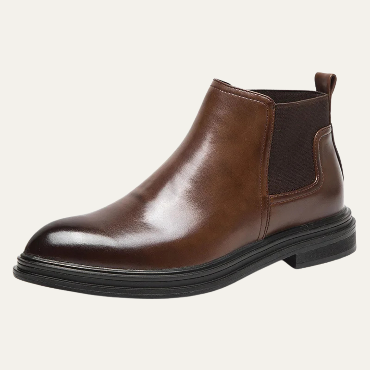 The Orosei Men’s Slip On Winter Busines Leather Chelsea Boots