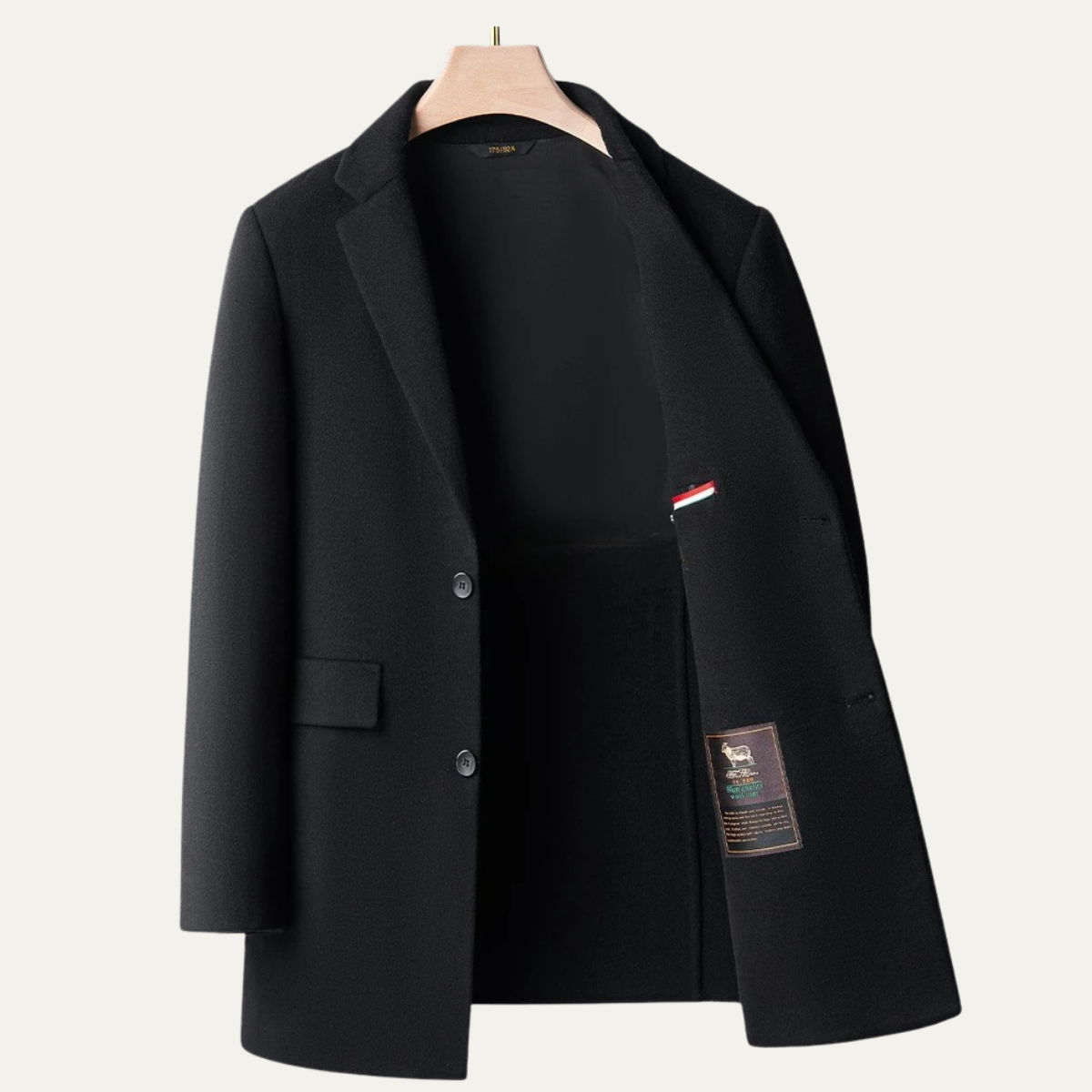 The Elmford – Men’s Smart Tailored Overcoat