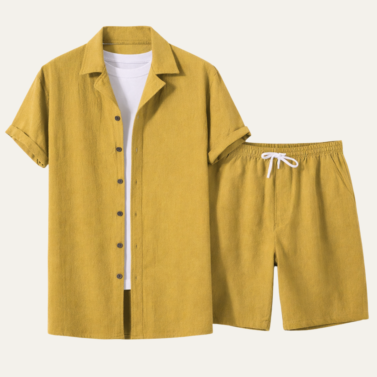 The Stonefield Ridge Men’s Summer Co Ord Set – Shirt & Shorts