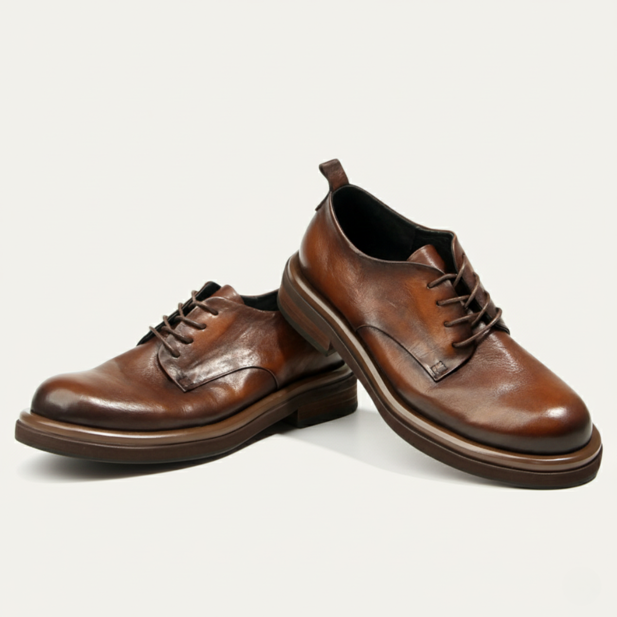 The Trento Men’s Leather Dress Shoe – Formal Lace Up Smart Shoe