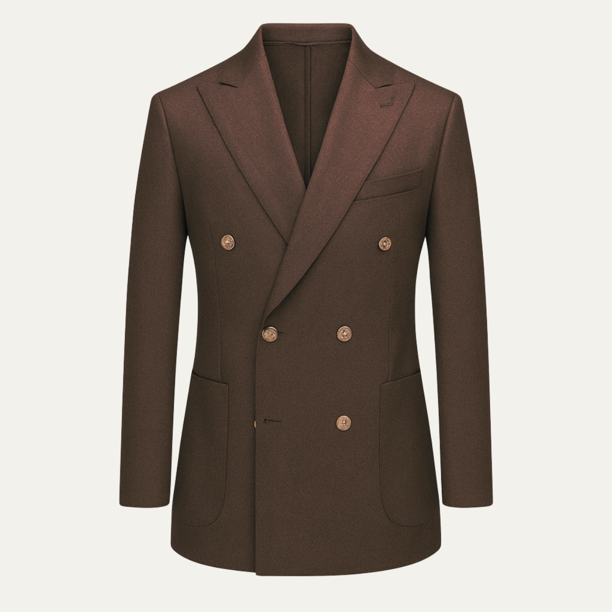 The Westminster Men’s Elegant Double Breasted Suit – Slim Fit Formal 2 Piece Wedding Set