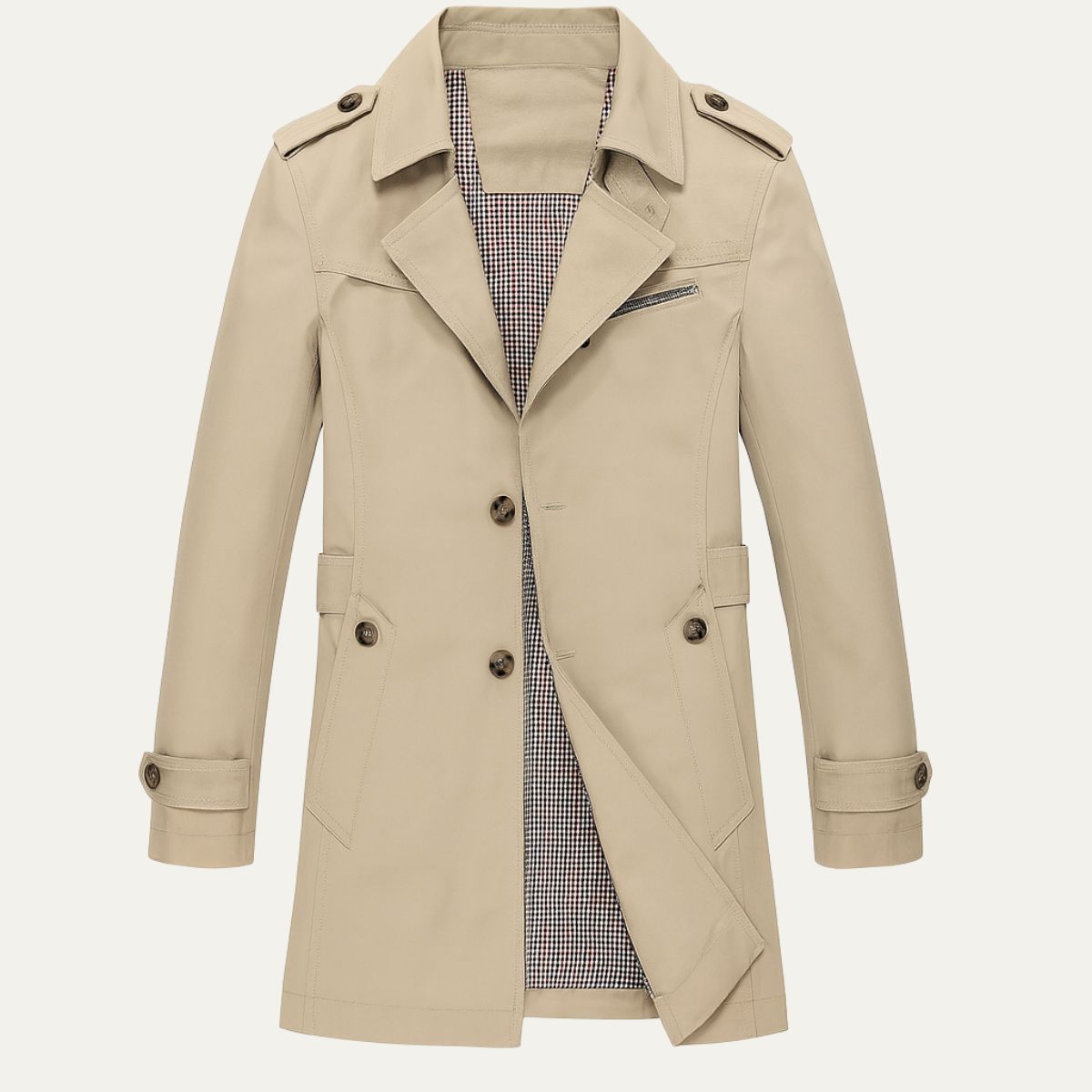 The MauroIcardi Elegant and Stylish Trench Coat for Men