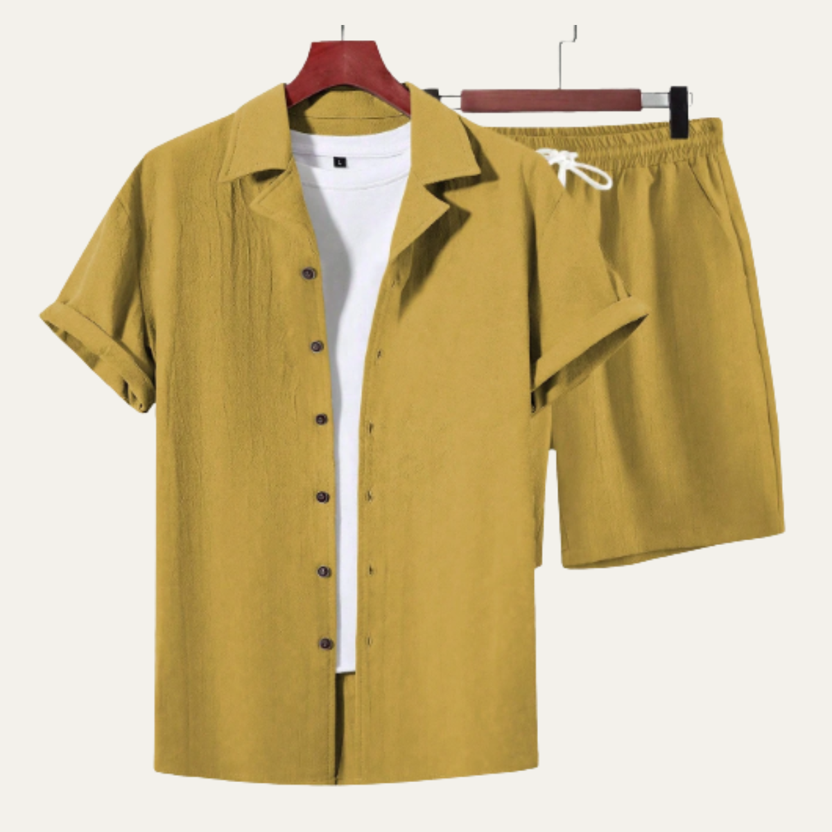 The Stonefield Ridge Men’s Summer Co Ord Set – Shirt & Shorts
