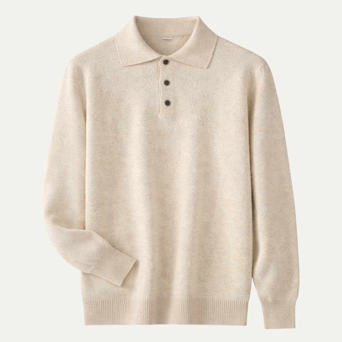 The Timberfall Men’s Trendy Cashmere Polo Collar Knit Sweater