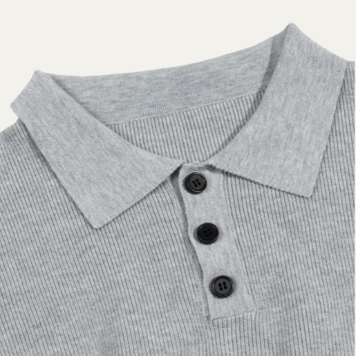 The Surry Hills Men’s Casual Solid Color Knitted Polo Shirt