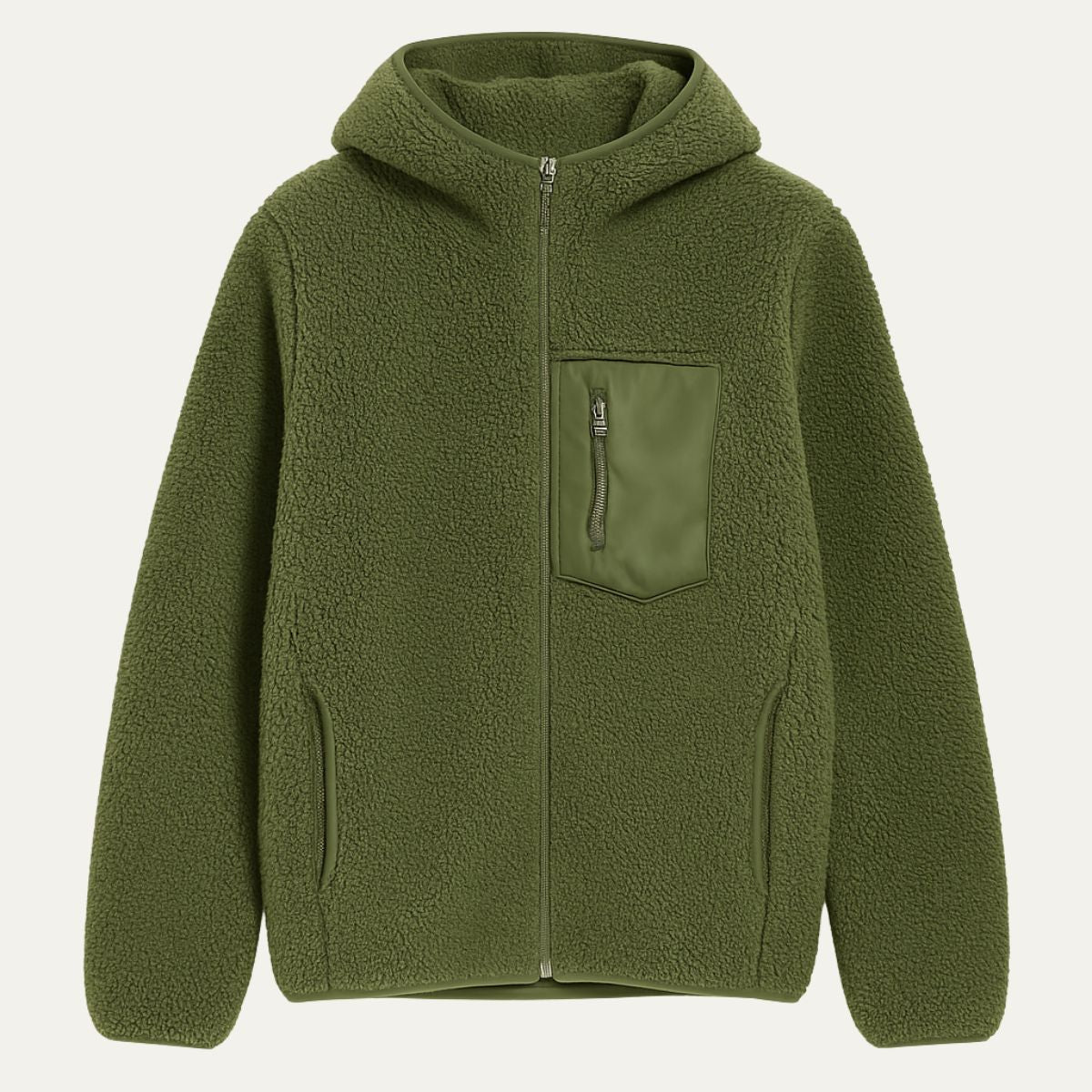 The Hamilton Fleece Lined Teddy Wool Jacket for Men