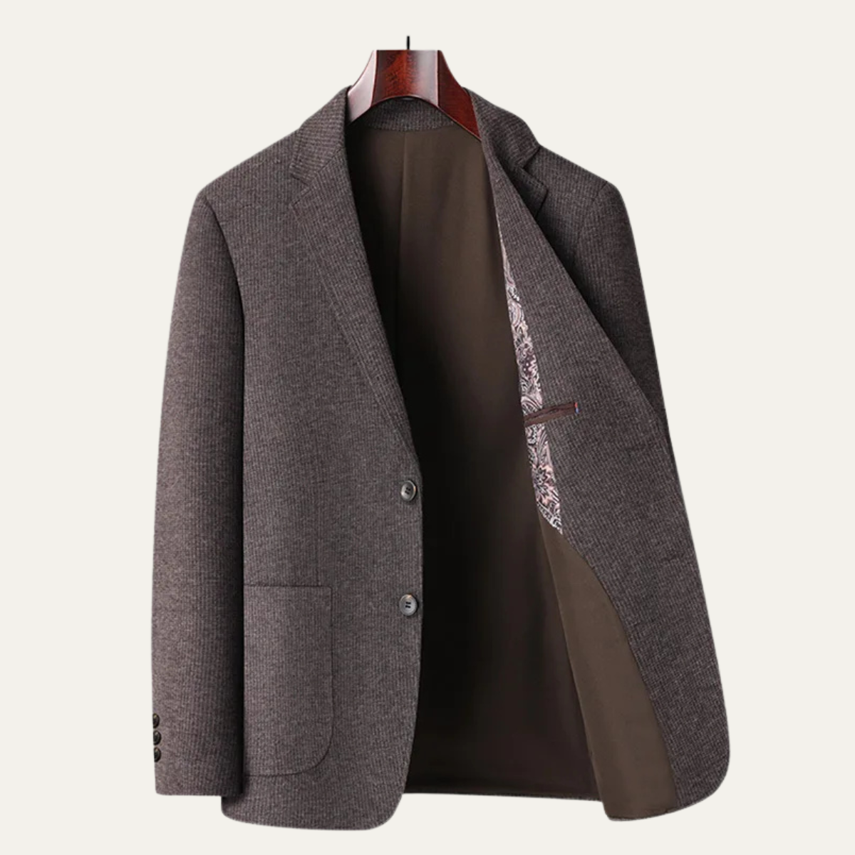 The Briarbrook Men’s Luxury Wool Business Blazer Suit