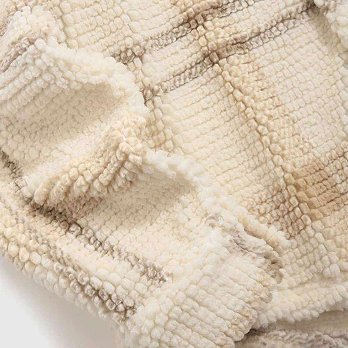 The Piacenza Men’s Vintage Plaid Fleece Shirt Jacket with Pockets