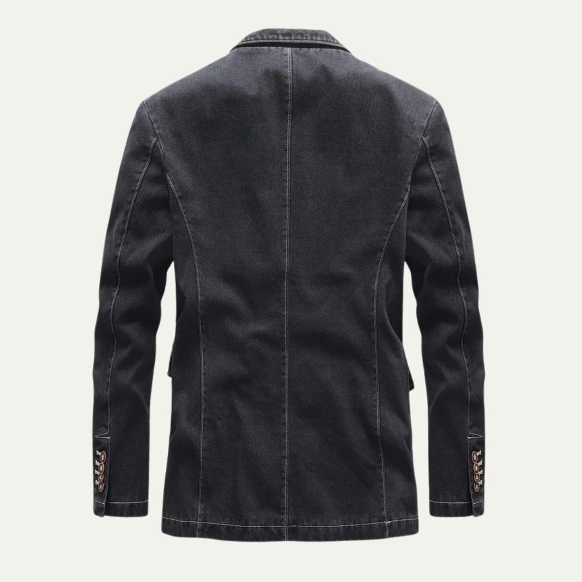 The Windwood Men’s Classic Retro Denim Blazer Jacket