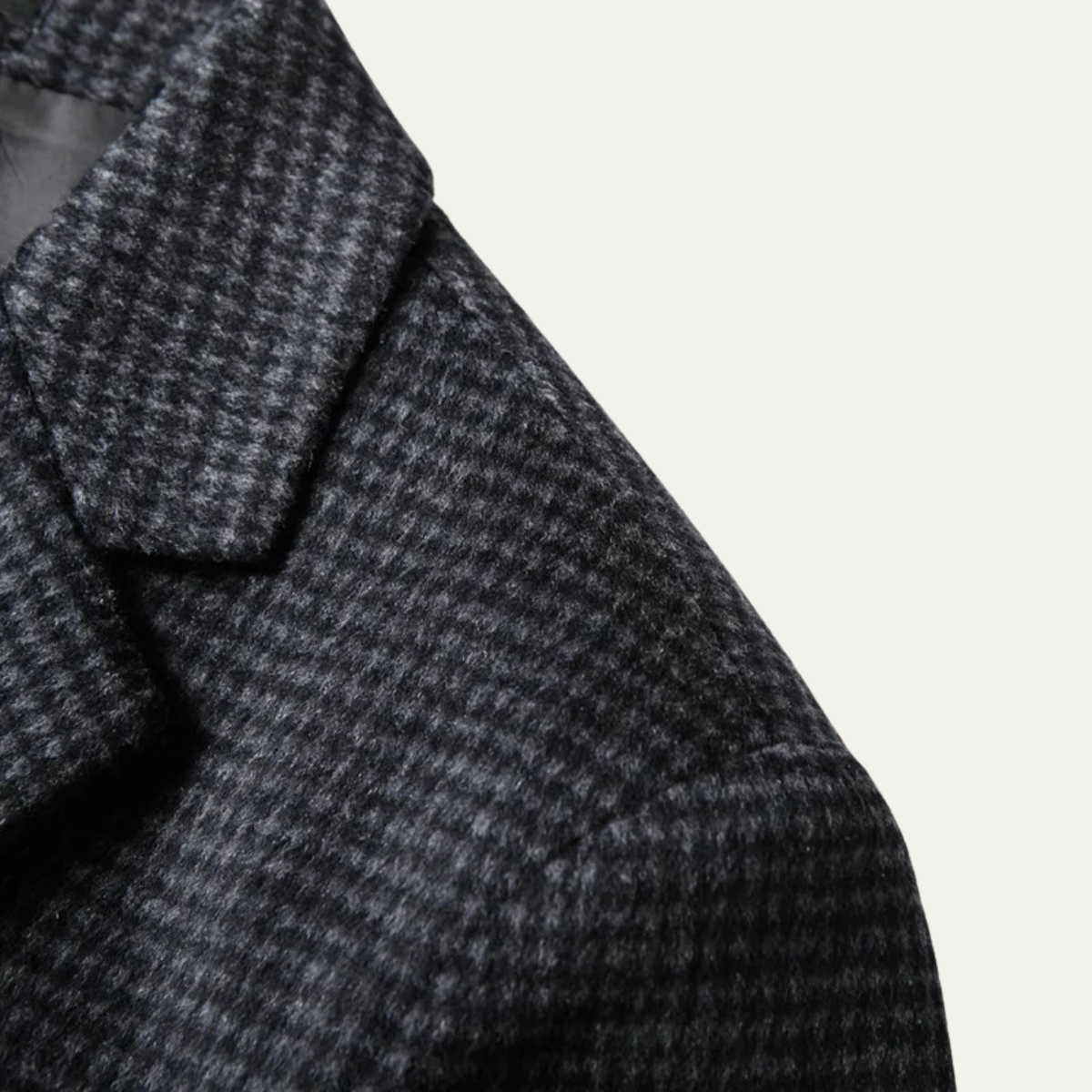 The Hawthorne Hill Men’s Casual Business Houndstooth Cotton Blazer