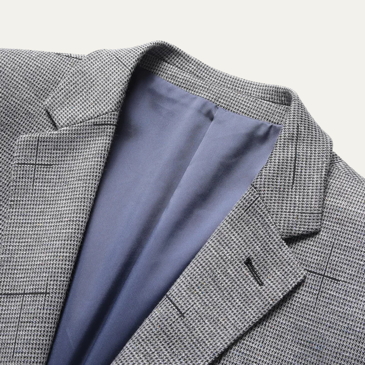 The Faircrest Men’s Casual Slim Fit Single Button Grey Blazer