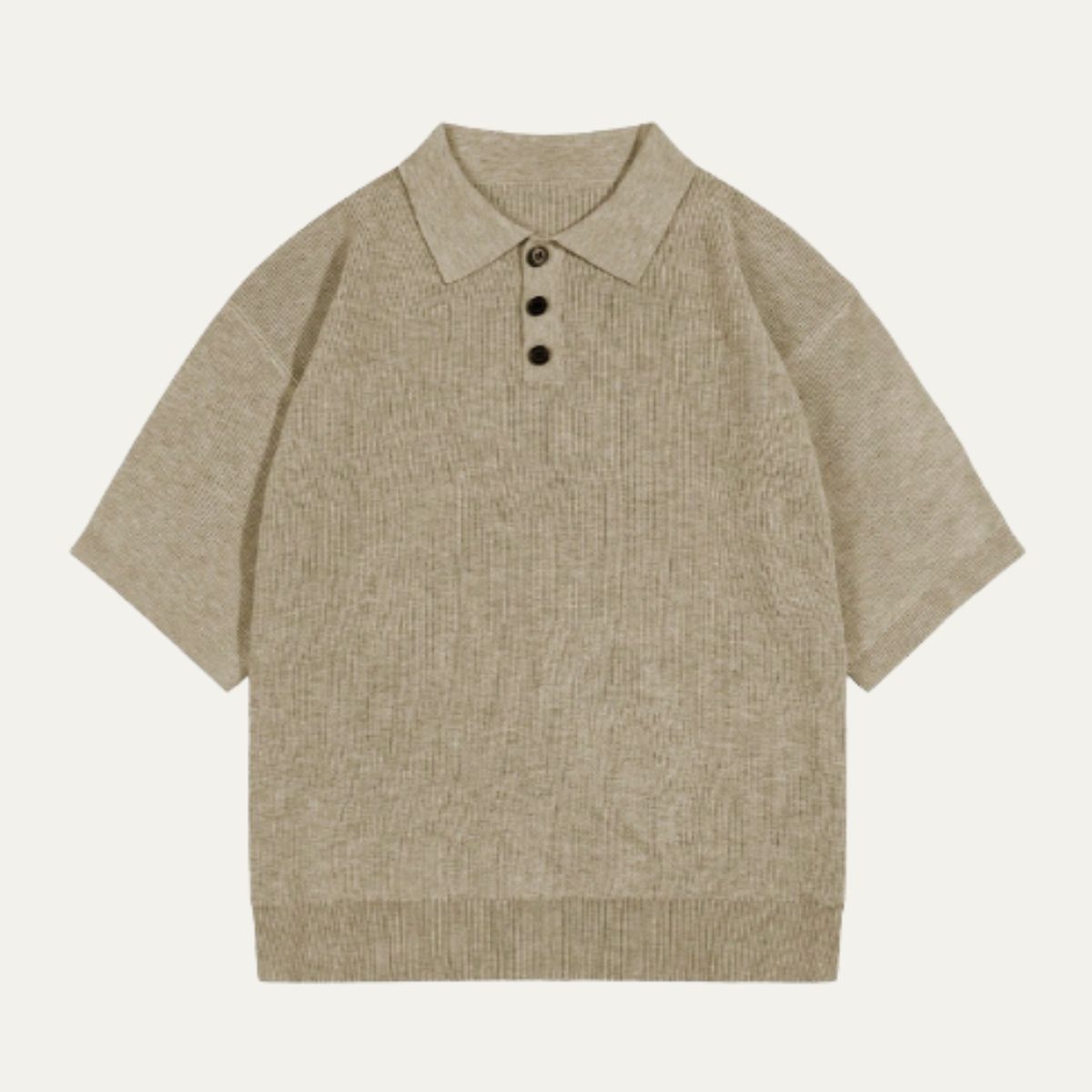 The Surry Hills Men’s Casual Solid Color Knitted Polo Shirt